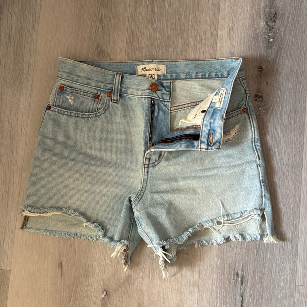 Madwell Relaxed Mid Length denim shorts